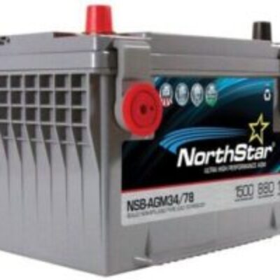 NSB-AGM34/78 NorthStar Pure Lead AGM Battery 1050CA, 134RC, 65AH
