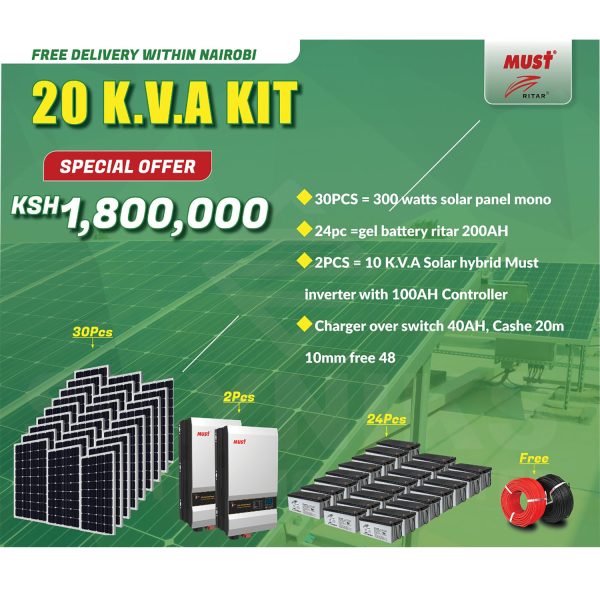 20 KVA SOLAR KIT - Skyniks