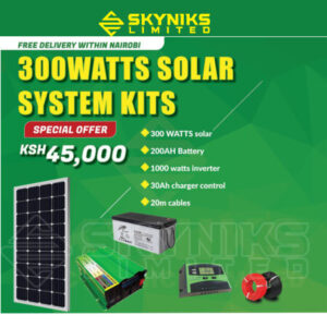 300WATTS SOLAR SYSTEM KITS