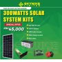 300WATTS SOLAR SYSTEM KITS