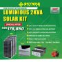 LUMINIOUS 2KVA SOLAR KIT