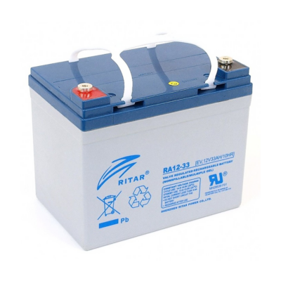 Ritar 33ah RA12-33 12v Deep Cycle Maintenance Free Battery