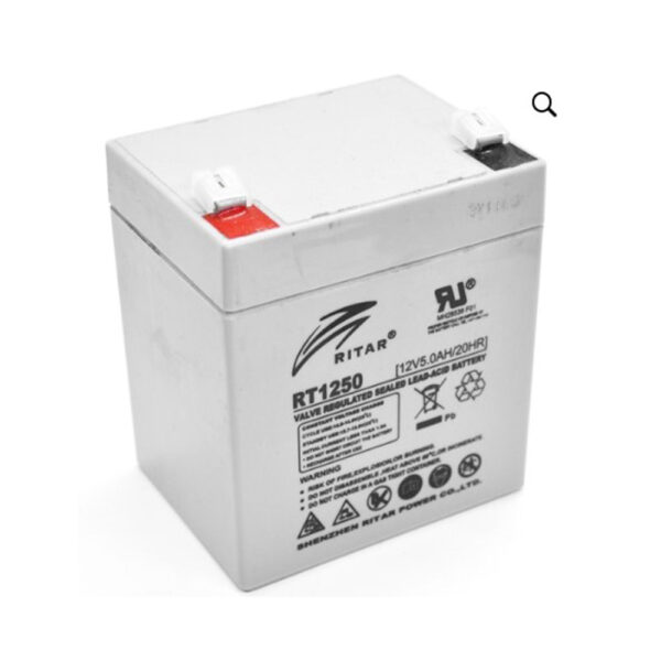 Ritar 5ah RA1250 12v Deep Cycle Maintenance Free Battery