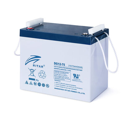 Ritar 75ah RA12-75 12v Deep Cycle Maintenance Free Battery