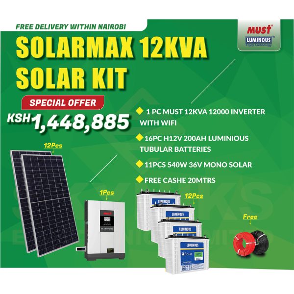 LUMINIOUS 2KVA SOLAR KIT - Skyniks