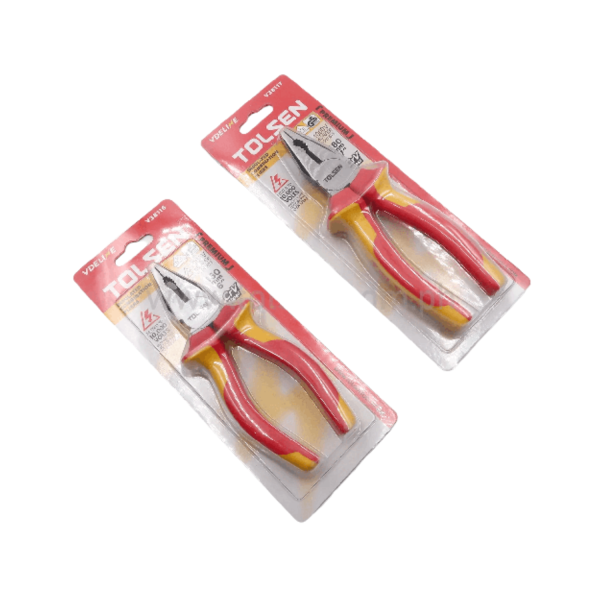 Tolsen Premium Insulated Combination Pliers (6" - 8") VDE Line - Image 3