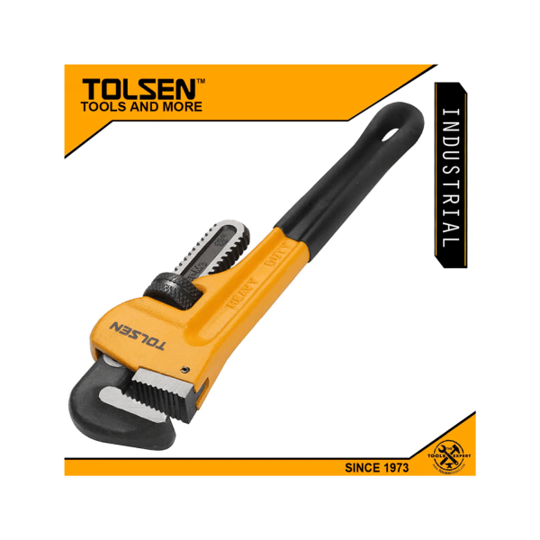 TOLSEN Industrial Grade Pipes Wrench Dipped Rubber Handle - Image 4