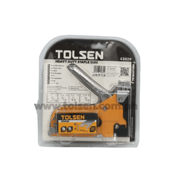 Tolsen Industrial All Steel Staple Gun Tacker (4-14mm, 5/32"-9/16") 43020 - Image 3