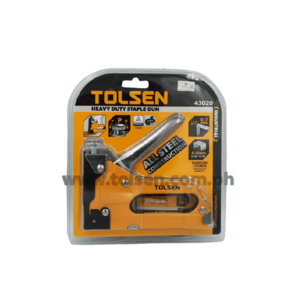 Tolsen Industrial All Steel Staple Gun Tacker (4-14mm, 5/32"-9/16") 43020 - Image 4