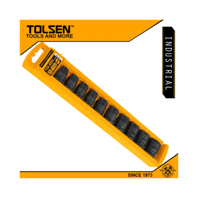 Tolsen Industrial 10pcs Impact Socket Set Drive For Impact Wrench