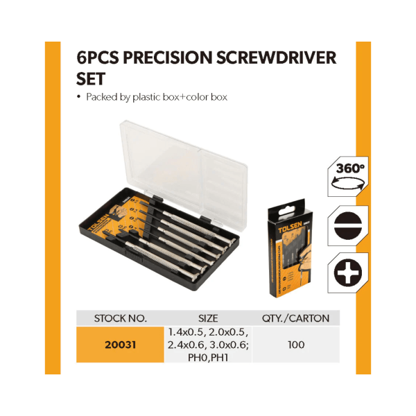 6PCS PRECISION SCREWDRIVER SET - Image 2