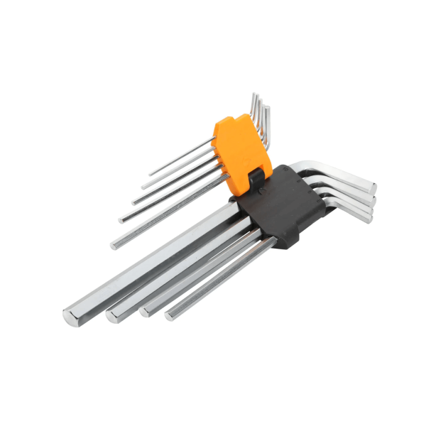 9PCS EXTRA-LONG ARM HEX KEY SET