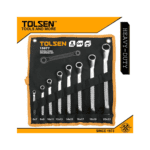 Tolsen 8Pcs Double Ring End Spanner Set (6×7,8×9,10×11,12×13,14×15,16×17,18×19,20x22mm) 15895 - Image 3