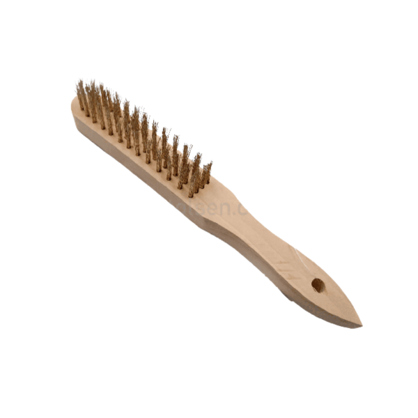 Tolsen Steel Wire Brush (3 Lines 4 Lines 5 Lines) Wooden Handle - Image 6