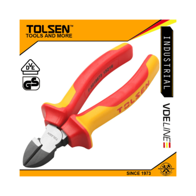 Tolsen VDE Insulated Cutting Pliers (6″ | 7″) 1000V Premium Line VDE, GS Certified