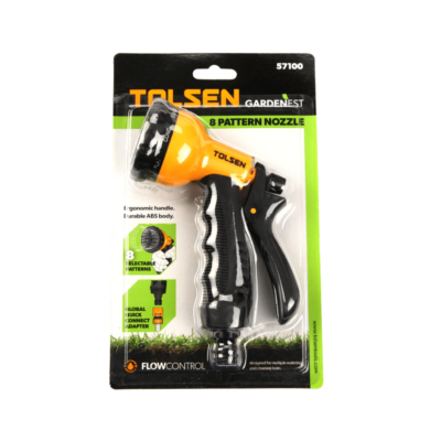 Tolsen 8 Pattern Nozzle Plastic Spray Gun