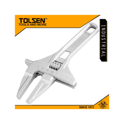 Tolsen Aluminum Adjustable Wrench Extreme Wide (205mm) 15303