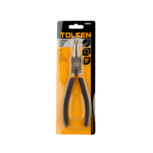 INTERNAL CIRCLIP PLIERS, BENT (7")