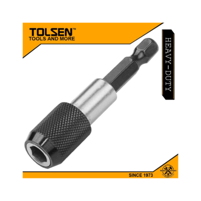 Tolsen Screwdriver Bit Holder w/ Quick Release (1/4″ 60mm) Industrial Grade 77863