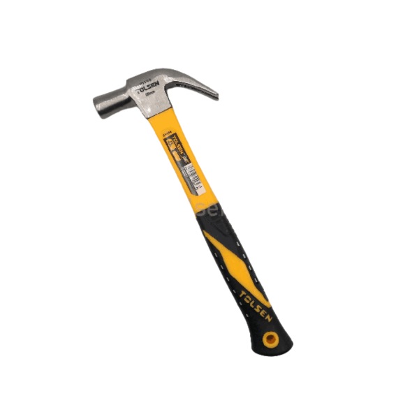 Tolsen British Type Claw Hammer (25mm | 27mm) GriPro Series Fiberglass Handle - Image 5