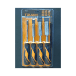 Tolsen Industrial 4pcs Wood Chisel (1/4", 1/2", 3/4", 1") GRIPro Series 25384 - Image 2
