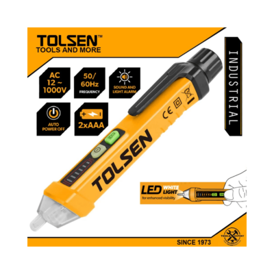 Tolsen Non-Contact AC Voltage Detector (AC 12-1000V) CE Approved 38110