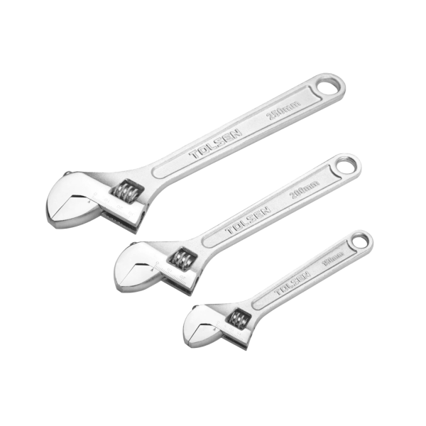 3PCS ADJUSTABLE WRENCHES SET (6", 8", 10")