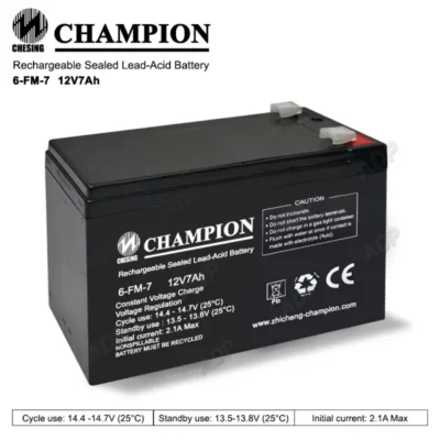China Champion UPS Battery 12V 7ah