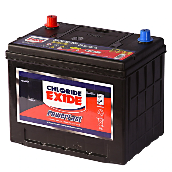 Chloride Exide Powerlast NS70MFL Maintenance Free Car Battery