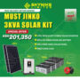 Must Jinko 3KVA Solar Kit