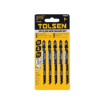 INDUSTRIAL 5PCS JIGSAW BLADE SET 6TPI
