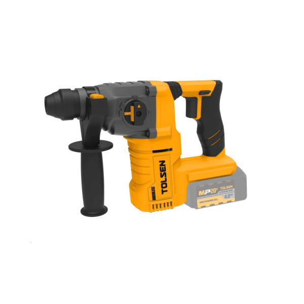 Tolsen LI-ION Brushless Cordless Rotary Hammer Drill SDS+ (All in One 20V Battery) CE Approved 87272