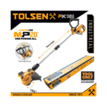 Tolsen LI-ION Cordless Grass Trimmer Telescopic Aluminum Tube (All in One 20V Battery) CE Approved 87372