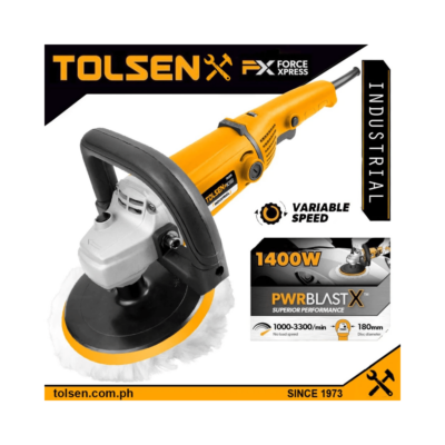 Tolsen Indutrial Electric Car Angle Polisher (1400 Watts) PWRBLAST X