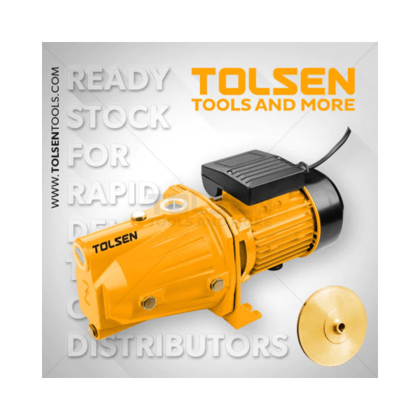 Tolsen Jet Water Pump 1HP Pure Copper (750W) 79973 - Image 3