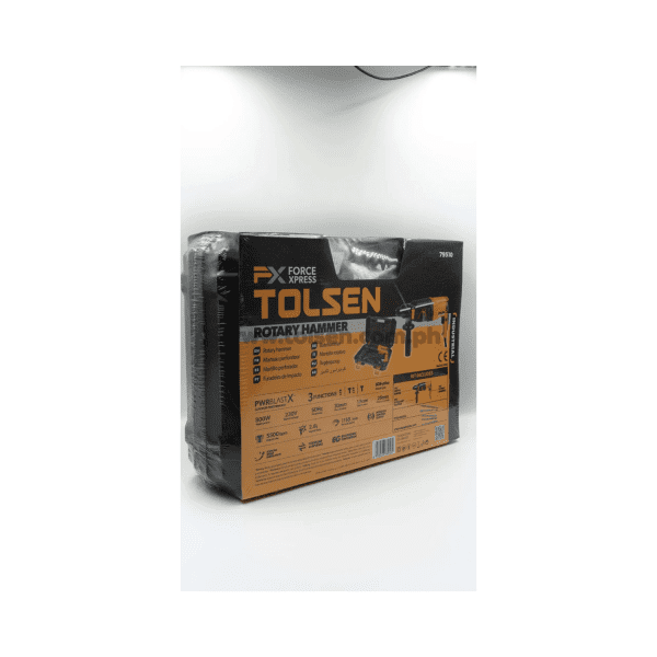 Tolsen Industrial Rotary Hammer Drill w/ Free 5 SDS+ Bit and Hard Case (800W) FX Series 79510 - Image 6