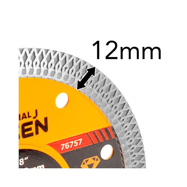 Tolsen Longer Life Ultra Thin Diamond DIsc (4.5" | 5" | 9") Tile Cutting - Image 3