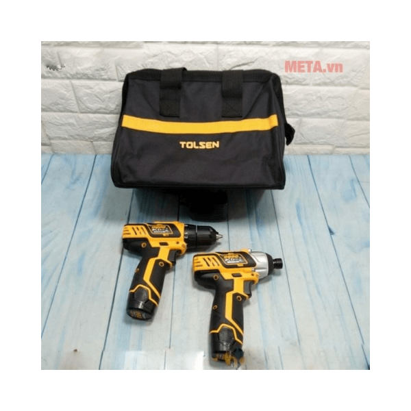 Tolsen LI-ON Cordless Drill & Impact Driver Set with Bag (12V) 79038 - Image 3