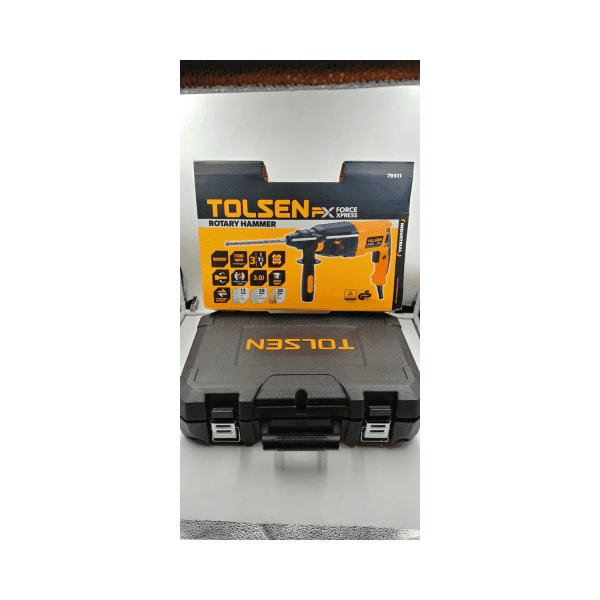 Tolsen Industrial Rotary Hammer Drill w/ Free 5 SDS+ Bit and Hard Case (800W) FX Series 79510 - Image 5