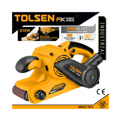 Tolsen Belt Sander Variable Speed w/ Dust Bag (810W) FX Series 79568