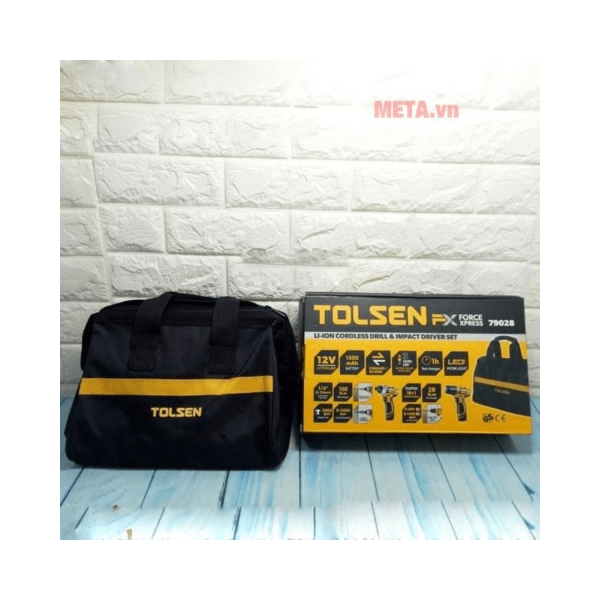 Tolsen LI-ON Cordless Drill & Impact Driver Set with Bag (12V) 79038 - Image 2