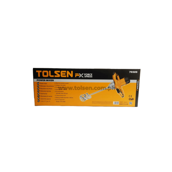 Tolsen Paint & Cement Mixer 2 Speed (1800W) Industrial Grade 79509 - Image 3