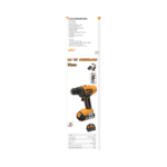 Tolsen LI-ION Cordless Drill 10mm w/ 2 Battery & Tool Bag (All in One 20V Battery) CE Approved 87212 - Image 4
