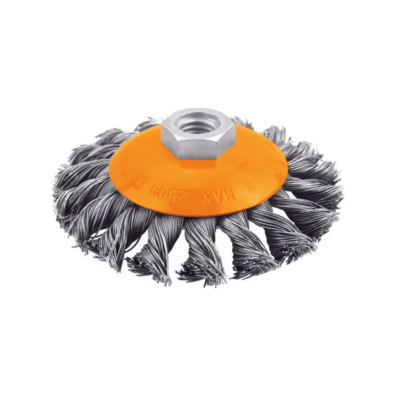 INDUSTRIAL CRIMPED WIRE BEVEL BRUSH m14