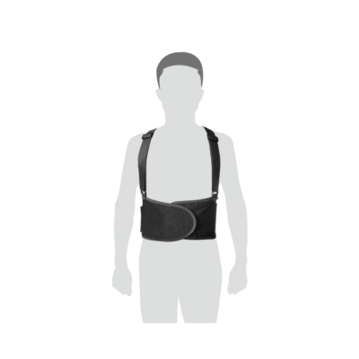 BACK SUPPORT BELT WITH ADJUSTABLE SUSPENDERS S-XL