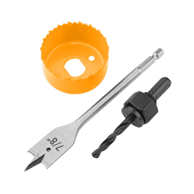 3PCS LOCK INSTALLATION HOLE SAW SET