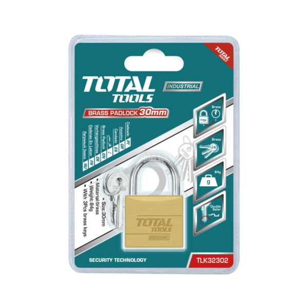 Heavy duty brass padlock