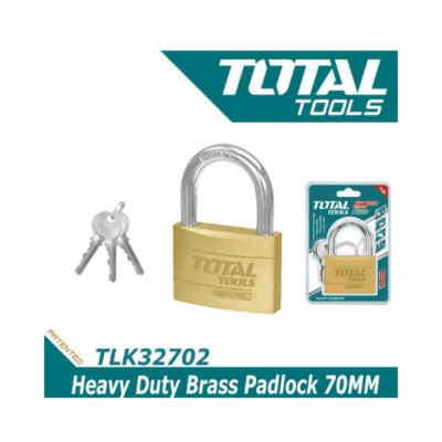 Heavy duty brass padlock