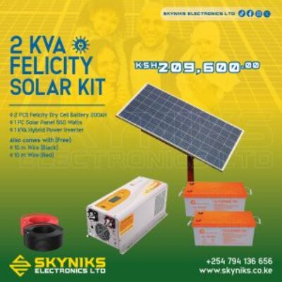 2 KVA  Felicity solar full kit