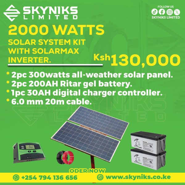 2000 WATTS FULL SOLAR KIT